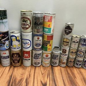 空き缶(1) 昭和レトロ アンティーク 缶ビール キリン サッポロ アサヒ サントリー 350ml 135ml 中古 現状 当時物の画像1