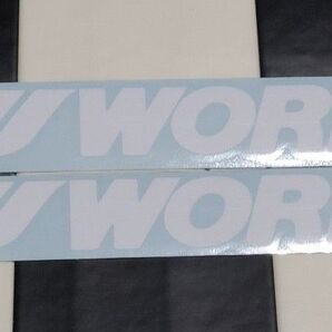 WORK ロゴ ステッカー アルミ ホイール ホイル