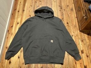 Carhartt USA輸入　メンズL チャコールグレー　100円スタート　売り切り　プルオーバー スウェット 古着 カーハート 