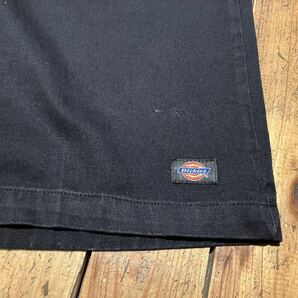 Dickies USA輸入 w38 黒 ハーフパンツ 100円スタート 売り切り ショートパンツ ワークパンツ ワイド 古着 Loose の画像4