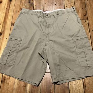 Dickies USA輸入 w38 カーゴパンツ ベージュ 100円スタート 売り切り コットン 古着 ハーフパンツ ショートパンツ ワークパンツの画像1