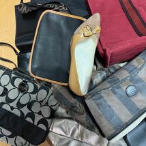 1円スタート 人気ブランド HERMES エルメス FENDI フェンディ coach コーチ バッグ 財布 まとめ _画像5