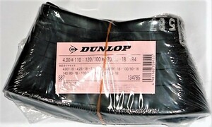 ★大処分！★DUNLOP 4.00*110：120/100*120/90-18 チューブ TR4