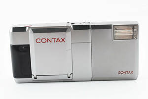 3488 【良品】 Contax T Silver Rangefinder 35mm Film Camera T14 Flash コンタックス レンジファインダーカメラ 0413