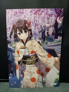 ポストカード イラストカード しずく カントク先生 アキバ美少女艶画展 ドン・キホーテ ドンキホーテ ドンキ 購入特典 ノベルティ カントク