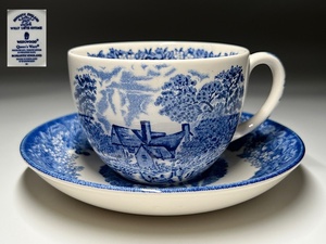 【瑞】ウェッジウッドWEDGWOOD QUEEN’S WARE　カップ＆ソーサー