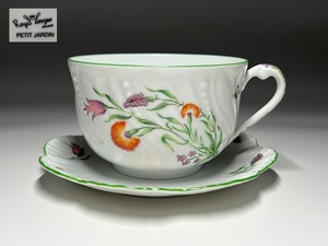 【瑞】Royal Limoges　ロイヤルリモージュ　花蝶文カップ＆ソーサー