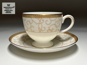 【瑞】ウェッジウッドWEDGWOOD CELESTIAL GOLD　カップ＆ソーサー