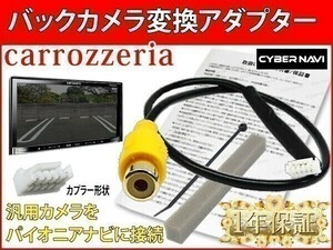 BC4取説保証付【 バックカメラ変換アダプターリバース連動】ZRR ZWR 80 85 エスクァイアサイバーナビAVIC-CE902ESII CE902ES汎用カメラ取付