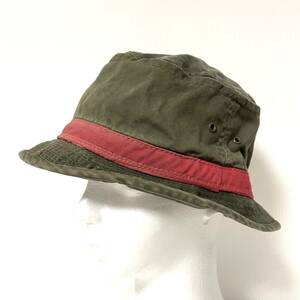 USA製 NEW YORK HAT ニューヨークハット コットンハット Lサイズ オリーブ レッド