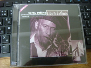 SONNY ROLLINS LIVE IN LONDON VOL.3 2CD STAN TRACEY ソニー ロリンズ ライブ イン ロンドン VOL.3