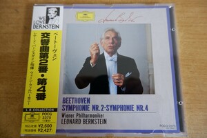 CDk-7384＜帯付＞バーンスタイン ,ウィーン・フィルハーモニー管弦楽団/ ベートーヴェン:交響曲第2番・第4番