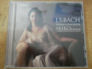 CDk-7590 AKIKO SUWANAI / J.S. BACH: VIOLIN CONCERTOS, BWV 1041-3, 1060