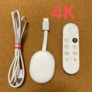 正規品 純正 Google Chromecast with TV クロームキャスト 4K fh4