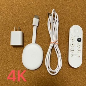 正規品 純正 Google Chromecast with TV クロームキャスト 4K 2dt