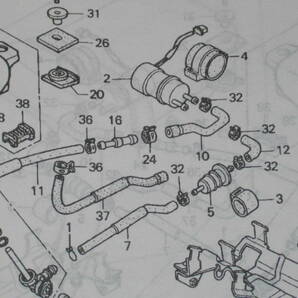 フューエルストレーナー A012 スティード400 NC26 NC37 ホンダ 純正新品の画像2