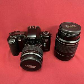 ※5910 Canon EOS Kiss PANORAMA フイルムカメラ CANON ZOOM LENS EF 35-80mm 1:4-5.6/80-200mm 1:4.5-5.6 動作未確認の画像1