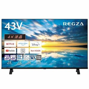 【新品】 REGZA 43E350M 4Kテレビの画像1