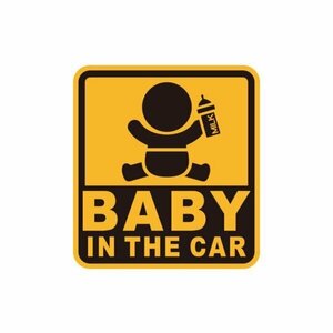 BABY IN THE CAR　セイワ SEIWA WA122 セーフティーサイン 　マグネットタイプ