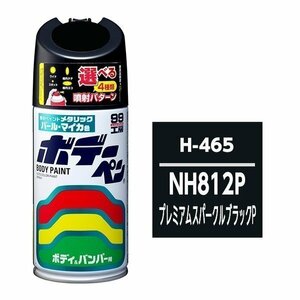 SOFT99 ソフト99 08465 99工房 ボデーペン ホンダ NH812P プレミアムスパークルブラックP 純正カラーコード：H-465 300ml