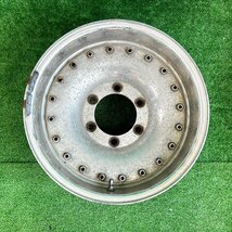 15×8j 6h -12 139.7 センターライン 風 希少 深リム ディッシュ アルミ ホイール ホイル 15 インチ in 6穴 pcd 4本 まとめ 売り 菅15-646_画像2