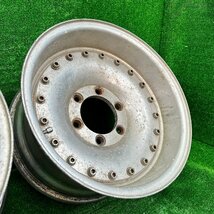 15×8j 6h -12 139.7 センターライン 風 希少 深リム ディッシュ アルミ ホイール ホイル 15 インチ in 6穴 pcd 4本 まとめ 売り 菅15-646_画像10