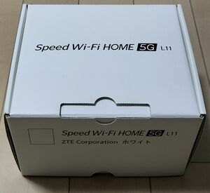 Speed WiｰFi HOME 5G L11 ホワイト