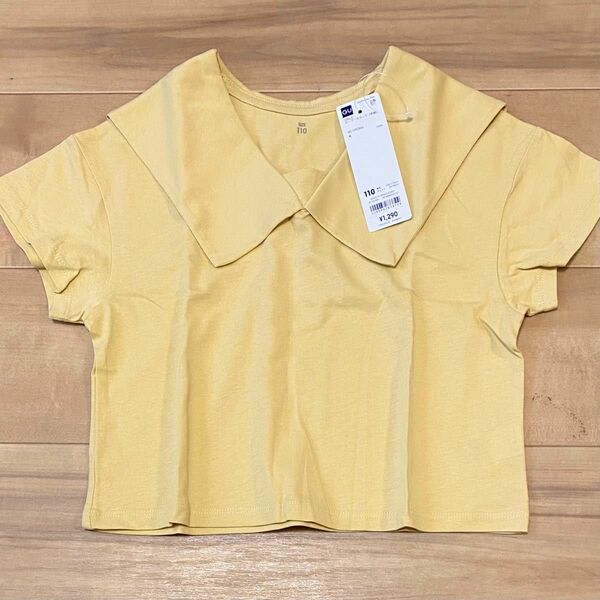 GU ジーユー セーラーカラー Tシャツ 110cm
