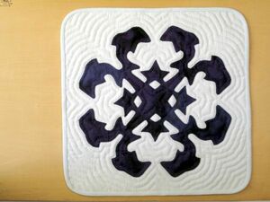Art hand Auction ☆HM315 Handgefertigter hawaiianischer Quilt-Wandteppich (Hellblau)☆, Nähen, Stickerei, Fertiges Produkt, Andere