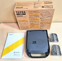 KINGJIM SR220 ラベルライター TEPRA PRO キングジム テプラプロ カードリッジ おまけ付き 動作確認品_画像5