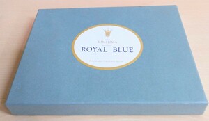 ROYAL BLUE ロイヤルブルー 深川製磁 ロイヤルブルーサンドイッチ 中皿 長方形皿 キッチン食器 未使用品