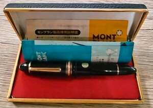 MONTBLANC モンブラン マイスターシュテュック 149 ペン先 14C 585 4810 万年筆 画像重視現状渡し品 極美品 