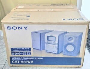 未使用 長期保管品 撮影の為初開封品 SONY ソニー オールインワンコンポ ミニコンポ セットコンポ CMT-M35WM 23年6月販売店保証シール付き