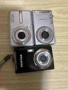 3 camera PENTAX Optio E85. Optio V10. Optio V20