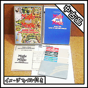 [ б/у товар ]PC-9801 Might and Magic 2 мой to and Magic 2 BOOK TWO GATES TO ANOTHER WORLD![ диск образ имеется ]