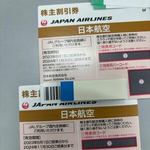 JAL 日本航空 2枚　匿名便