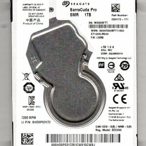 SATA ☆ SEAGATE 2.5インチHDD 1TB (1000GB) 10個セット ☆ MODEL：ST1000LM049 ★ 健康状態：10個全て正常 ★の画像3