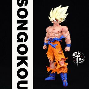 ドラゴンボール Z の孫悟空 海外発売品 二次元彩色エアーブラシ塗装 二次元リペイント品 の画像6