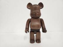 BE@RBRICK カリモク 400％ ウォールナット_画像1