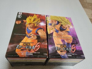 SCultures BIG 造形天下一武道会6 ドラゴンボール 超サイヤ人3孫悟空 超サイヤ人2孫悟空　2個セット　フィギュア