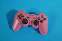 【送料450円～】【ランクA】動作確認済★SONY PS3 純正 コントローラー DUALSHOCK3 キャンディーピンク★デュアルショック3★560_画像1