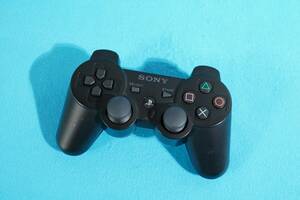 【送料450円～】【ランクA】動作確認済★SONY PS3 純正 コントローラー DUALSHOCK3 ブラック★デュアルショック3★566