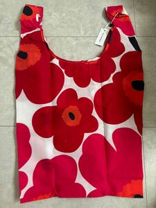 marimekko マリメッコ エコバッグ　ウニッコ　レッド