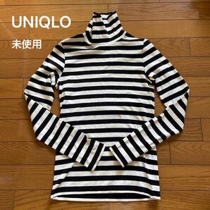 UNIQLO ボーダー　タートルネック　未使用品