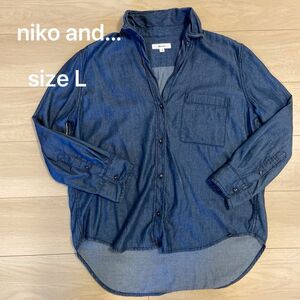 niko and... デニムシャツ　size3（L）