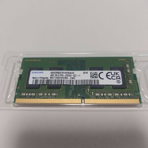 SAMSUNG SODIMM 4GB PC4-3200AA ノートパソコン用メモリ1枚