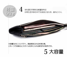 財布 レディース 本革長財布 コンパクト 本革 薄型 軽量 送料無料 新春セール 新作 春財布 プレゼント 2024 (ブルー)_画像5