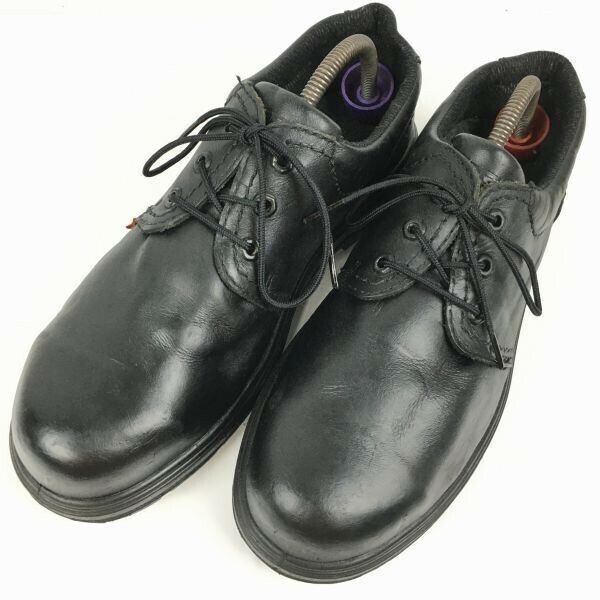 カナダ製　高級品　スチールトゥ　安全靴/ワークブーツ　サイズ10.5/28.5程度　黒　ASTMF2413-05　 管No.WZA-426