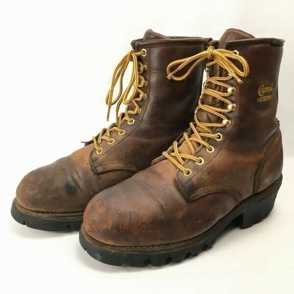 CHIPPEWA/チペワ　サイズ8　26.0程度　70sビンテージ ASTMスチールトゥブーツ I/75　シンサレートウルトラ　茶　Vintage/boots 管No.WU31