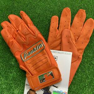 44 Franklin Batting Gloves, варьируя Global Orange S Size 20604 Новый